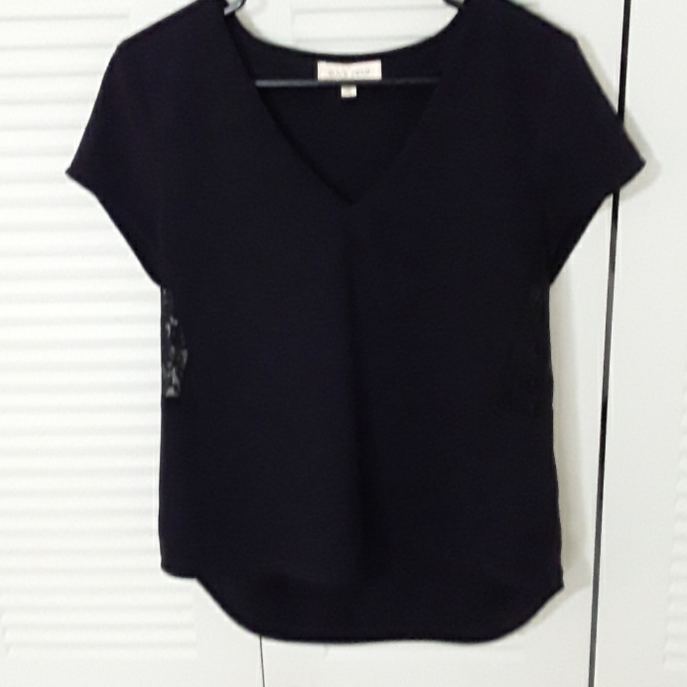 Black rayon blouse